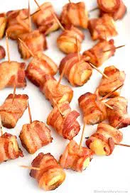 Bacon Wrapped Pineapple (6 Pc)