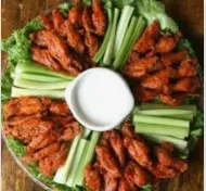 BBQ Chicken wings.