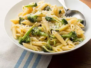 Pasta With Broccoli & Garlic Truffle Oil