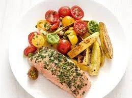Salmon With Veggies
