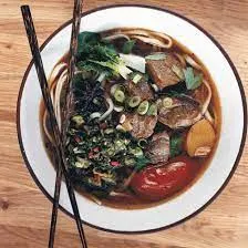 Thinly Sliced Beef Soup with Sour Mustard Greens