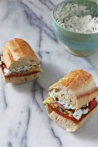 Veggie Goat Cheese Sandwich