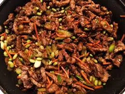 Shredded Beef With Hot Pepper Sauce