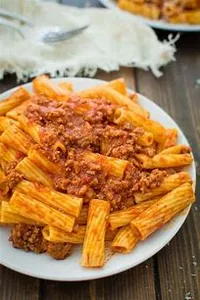 Rigatoni Bolognese Delight