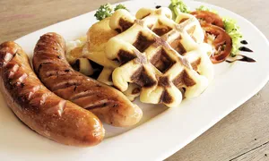 Waffles With Sausage