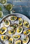 OYSTERS BROILED