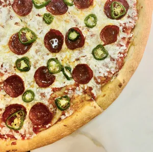 Artistic Pizza's Pepperoni Jalapeño Pizza