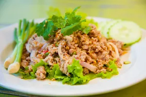 Larb ( ground chicken )