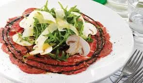 Bresaola Con Insalate Di Funghi