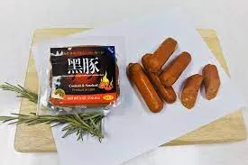 Grilled Berkshire Pork Sausages (4Pcs) With Spicy Sauteed Kimchi