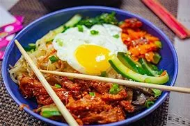 Bibimbap With Spicy Squid