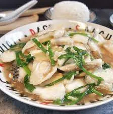 Fish Fillet w.Ginger and Scallion