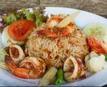 Asian Style Seafood Fried Rice