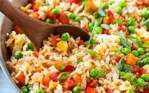 Vegetable Coconut Turmeric Fried Rice Entree