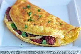 Pastrami Omelette Breakfast