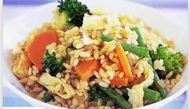 Vegetarian Fried Brown Rice