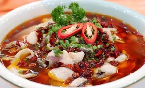 Sliced Fish With Spicy Spring Water Sauce