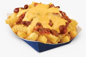 Chili Fries With Cheddar Cheese