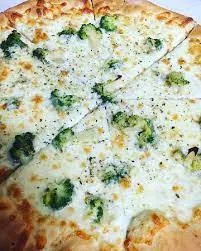 White Pizza With Broccoli