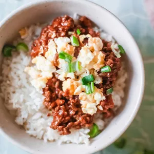 Beef with Tomato over Rice