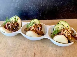 Smoked Oyster Mushroom Bao