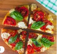 Fresh Mozzarella & Tomatoes Pizza