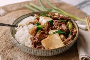 Beef With Fried Tofu