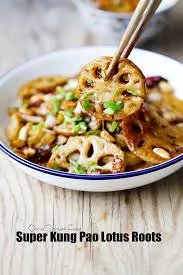 Lotus Roots with Ginger & Scallions