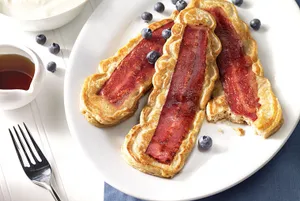 Pancakes With Turkey Bacon
