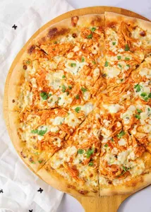 Grandma's Buffalo Chicken Pizza