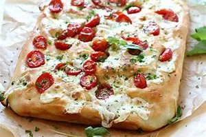 Tomato & Mozzarella Cheese Focaccia Breakfast