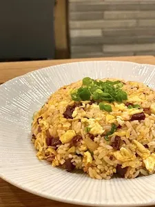 Fried Rice W. Ham& Lao Gan Ma Sauce 老干妈火腿炒饭
