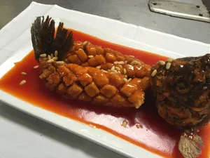 Boneless Whole Fish With Pine Nuts