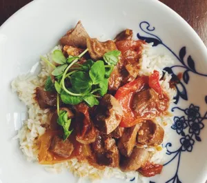 Fried Pig Kidney