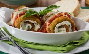 Eggplant Rollatini Dinner