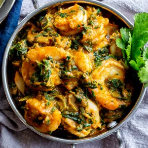 Saag Shrimp