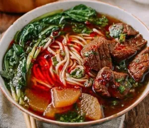 Homemade Beef Stew Noodle