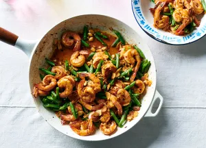 Shrimp with String Beans 四季豆虾