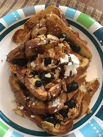 French Toast With Blueberries