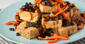 Bean Curd with Black Bean Sauce