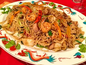 Baby Shrimp Pan-Fried Noodles