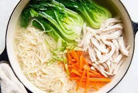 Sliced Chicken Chinese Noodle Soup