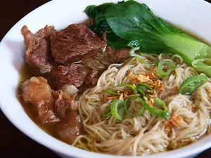 Brisket Of Beef With Noodle In Soup