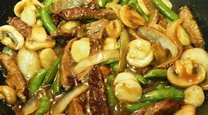 Bi Chi Mushroom with Pea Pot Leaves