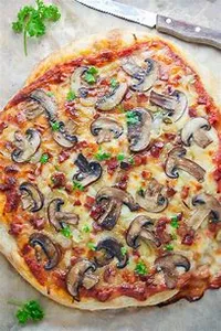 Mushrooms Pizza