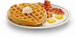 Waffle With Bacon