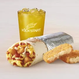 GRANDE TOASTED BREAKFAST BURRITO COMBO