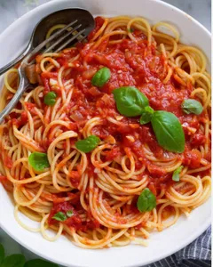 Spaghetti With Marinara Sauce