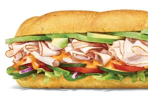 Baja Turkey With Sliced Avocado Footlong Regular Sub