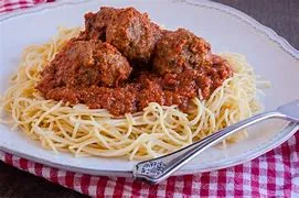 Spaghetti w/ Meat Sauce Entree